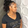 Braid down | Sew on UPART wig | Style