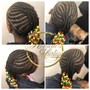 Knotless Crochet Style(Full Head)