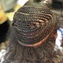 Braid Down (for Crochet or Wig)