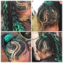 Braid Down (for Crochet or Wig)