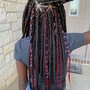 Faux/Distressed/Soft Locs (hand wrapped)