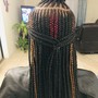 Small 3layer braids (lower back length)