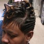 Flexi Rods on Natural Hair