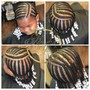 Straight Back Braids