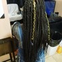 Box Braids-Medium-Mid Back