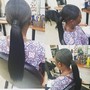 Women's hair trim