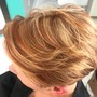 Bleach and tone knots and style wig for pick up