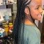 Feed in braids with smaller braids