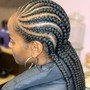 2 feed in braids