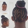 Cornrows (10 braids or less)NO WEAVE ADDED