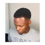 Edge Up and taper fade