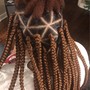 Box Braids Butt length