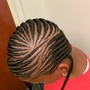 Faux Locs /TOP OF HEAD ONLY(sides &amp;back shaved)