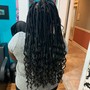 Large Knotless Braids