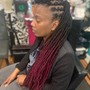 Large Knotless Braids