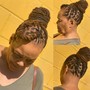 Sleek ponytail