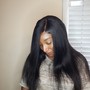 Wig install with 26 inches wig