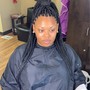 Partial Crochet ( twist, box braids, faux locs )