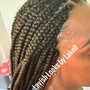 6 Feed in braids Any length