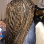 Small Knotless Box Braids