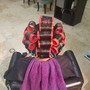 Medium Bantu Knots with extensions