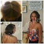 Medium Bantu Knots with extensions