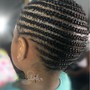 FOR AGES 4-10 ONLY  (Feed in Braids with Weave)