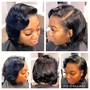 Full Natural Part Sew In