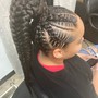 2 Feed In Braids