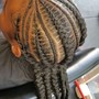 Small Kinky Twist (mid-back)