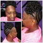 Basic cornrows (no weave added)