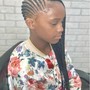 Small Feed In Braid Ponytail