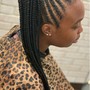 Jumbo knotless Box Braids