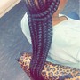 Jumbo knotless Box Braids