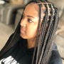 Bohemian box braids (medium)