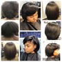 Full Natural Part Sew In