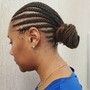 Updo hair style