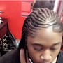 Men box Braids/ 2 strand twist