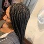 Wig braid down 6-10 braids