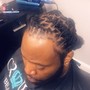 Men box Braids/ 2 strand twist