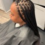 Kid's Braids with weave