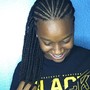 Natural Box Braids/Natural Two strand Twist