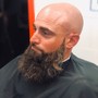 Hot towel Razor shave + beard