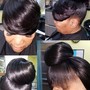 Rod Set/Relaxed hair