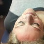 Forehead threading