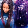 Medium 2 layer extended length tribal braids