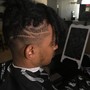 Haircut w/ Hairline Replacement (ManWeave)