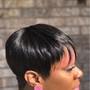 Add on’s extra (ie) shape back of short hair , reglue  pieces,