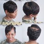 Shampoo and Style  ( Relaxed Hair )