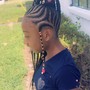 Free style feedins braids/knotless braids